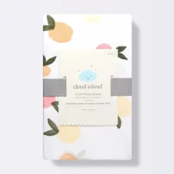 Polyester Rayon Jersey Fitted Crib Sheet - Cloud Island™ Citrus -Cloud Island™ GUEST 83542191 3a83 44f2 9982 5fd933026957