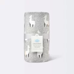 Jersey Knit Reversible Faux Fur Blanket Llamas - Cloud Island™ Blue/White -Cloud Island™ GUEST 89073436 24a2 433a a9a5 566b5c2024ab