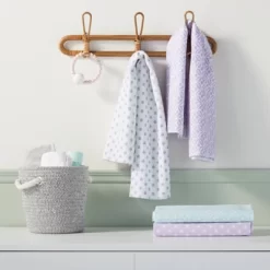 Flannel Baby Blankets Pretty In Purple 4pk - Cloud Island™ Purple