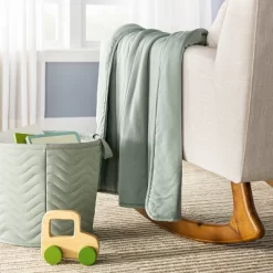 Rayon From Bamboo Quilted Baby Blanket - Green - Cloud Island™