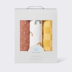 Muslin Swaddle Baby Blanket - Rainbows - 3pk - Cloud Island™ -Cloud Island™ GUEST 9d0c8f7a 6a74 44b2 9f84 7888a53fa23b
