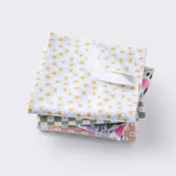 Flannel Baby Blankets - Painterly Floral - 4pk - Cloud Island™ -Cloud Island™ GUEST 9f34e094 172f 4d39 9110 1c48fd66a3ad