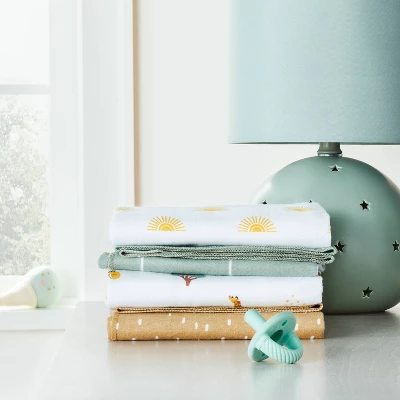 Flannel Baby Blanket - Safari Suns - Cloud Island™ 3 Flannel Baby Blanket - Safari Suns - Cloud Island™