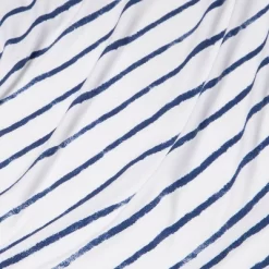 Polyester Rayon Jersey Fitted Crib Sheet - Cloud Island™ Navy Blue Vertical Stripe -Cloud Island™ GUEST a2f61f83 d11f 4963 9699 81ba9d63c768