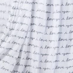 Muslin Swaddle Blanket I Love You - Cloud Island™ White -Cloud Island™ GUEST a791df11 5f38 429c b3f0 66996ccf281f