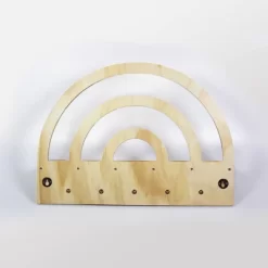 Rainbow Wooden Shelf Natural Wood - Cloud Island™ -Cloud Island™ GUEST a8297965 1e9c 4746 af81 f91a57183ecc