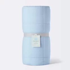 Muslin Quilt Baby And Toddler Blanket - Blue - Cloud Island™ -Cloud Island™ GUEST aa7a57ae 2851 453d a931 e8a2f2e35321