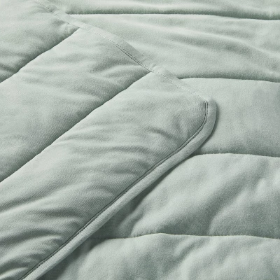 Rayon From Bamboo Quilted Baby Blanket - Green - Cloud Island™ 4 Rayon From Bamboo Quilted Baby Blanket - Green - Cloud Island™ - Image 2