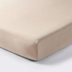Polyester Rayon Fitted Crib Sheet - Stone - Cloud Island™ -Cloud Island™ GUEST b12fe39f 4ce1 4418 9bbc 51989b99fd73