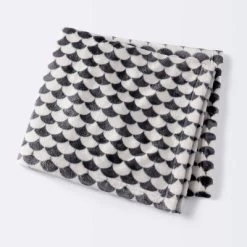 Black And White Scallop Halloween Baby Blanket - Cloud Island™ 9 Black And White Scallop Halloween Baby Blanket - Cloud Island™ -Cloud Island™ GUEST b6196b8a 7361 49a6 af68 c497e7eac761