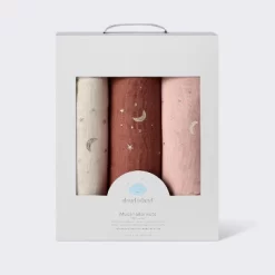 Muslin Swaddle Baby Blanket - Warm Metallic - 3pk - Cloud Island™ -Cloud Island™ GUEST bf412c74 4a1e 4282 a1f5 780702af955e