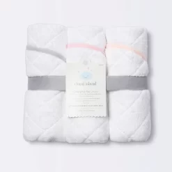Changing Pad Liner White With Pink Edge - Cloud Island™ 3pk 7 Changing Pad Liner White With Pink Edge - Cloud Island™ 3pk -Cloud Island™ GUEST c0980ab8 a3f7 4465 9bf4 4a9997cb13de