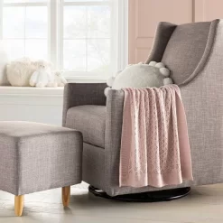 Seed Stitch Pointelle Baby Blanket - Dark Pink - Cloud Island™