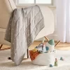 Rayon From Bamboo Jersey Quilted Blanket - Stars - Gray - Cloud Island™ -Cloud Island™ GUEST c381f5e0 ab6e 4edb ba11 389caa3cb468
