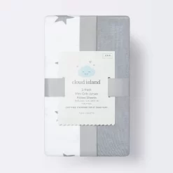 Fitted Mini Crib Jersey Sheet - Cloud Island™ Star/Gray 2pk 6 Fitted Mini Crib Jersey Sheet - Cloud Island™ Star/Gray 2pk -Cloud Island™ GUEST c3beb320 721b 44b4 a1b9 c1cba3dbbe18