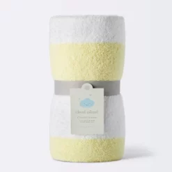 Chenille Stripe Baby Blanket - Yellow And White Stripes - Cloud Island™ 7 Chenille Stripe Baby Blanket - Yellow And White Stripes - Cloud Island™ -Cloud Island™ GUEST c49ed641 9886 476a 82b0 dc2fb9cdd6d2