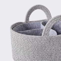 Coiled Rope Diaper Caddy With Dividers - Cloud Island™ 8 Coiled Rope Diaper Caddy With Dividers - Cloud Island™ -Cloud Island™ GUEST cd304aab 3900 47f1 94ca 3b27af81444d