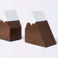 Mountain Peak Bookends - Cloud Island™ Brown -Cloud Island™ GUEST d9b64009 8b3d 4210 863b 426c275a06a4