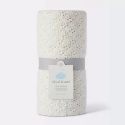 Seed Stitch Pointelle Baby Blanket - Cream - Cloud Island™ -Cloud Island™ GUEST da5df995 ab8b 45b5 8101 3afcf6a48e1a