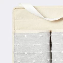 Wall Hanging Storage With Slub Stitching - Gray - Cloud Island™ -Cloud Island™ GUEST df9f0055 b3c5 4499 a2ec a6fcf158bcd2