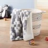 Plush Stroller Blanket Geo - Cloud Island™ Gray -Cloud Island™ GUEST e18f0cea b7cd 48ed b39b 81091b9a6b0f