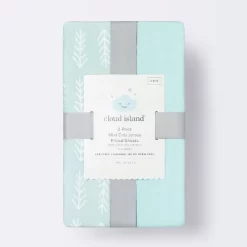 Fitted Mini Crib Sheet - Arrows/Mint - 2pk - Cloud Island™ 8 Fitted Mini Crib Sheet - Arrows/Mint - 2pk - Cloud Island™ -Cloud Island™ GUEST e93a4d75 fb7e 4e3c bf2c 247e6e4e4770