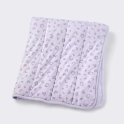Rayon From Bamboo Jersey Quilted Blanket - Leopard - Purple - Cloud Island™ -Cloud Island™ GUEST e96adc35 6c5a 49f8 93a7 7182b072a034