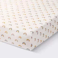 Cotton Fitted Crib Sheet - Rainbows - Cloud Island™ 9 Cotton Fitted Crib Sheet - Rainbows - Cloud Island™ -Cloud Island™ GUEST ecdb9d93 7588 4940 820b 4cd4acfb82a7