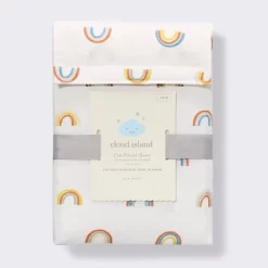 Cotton Fitted Crib Sheet - Rainbows - Cloud Island™ 8 Cotton Fitted Crib Sheet - Rainbows - Cloud Island™ -Cloud Island™ GUEST ef33736e a074 47b4 b701 7b5934c4c55c