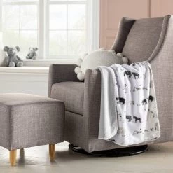 Plush Two By Two Baby Blanket - Animals - Cloud Island™