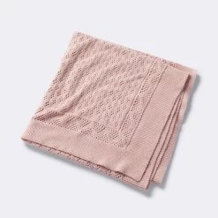 Seed Stitch Pointelle Baby Blanket - Dark Pink - Cloud Island™ 9 Seed Stitch Pointelle Baby Blanket - Dark Pink - Cloud Island™ -Cloud Island™ GUEST f26cc666 a50a 41ce ae65 4403bf1a0cea