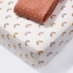 Fitted Jersey Crib Sheet - Rainbows - 2pk - Cloud Island™ 9 Fitted Jersey Crib Sheet - Rainbows - 2pk - Cloud Island™ -Cloud Island™ GUEST f8e7c3b9 22bf 4859 be96 2f2e87b28419