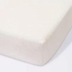 Fitted Jersey Crib Sheet Knit Oatmeal Heather - Cloud Island™ Oatmeal -Cloud Island™ GUEST fc6879ee ae23 4356 a435 f9986928e70e