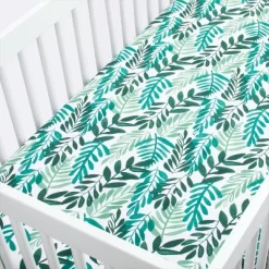Crib Fitted Sheet - Cloud Island™ Green -Cloud Island™ GUEST ffc40282 c58f 46c5 920b 748a05a615df